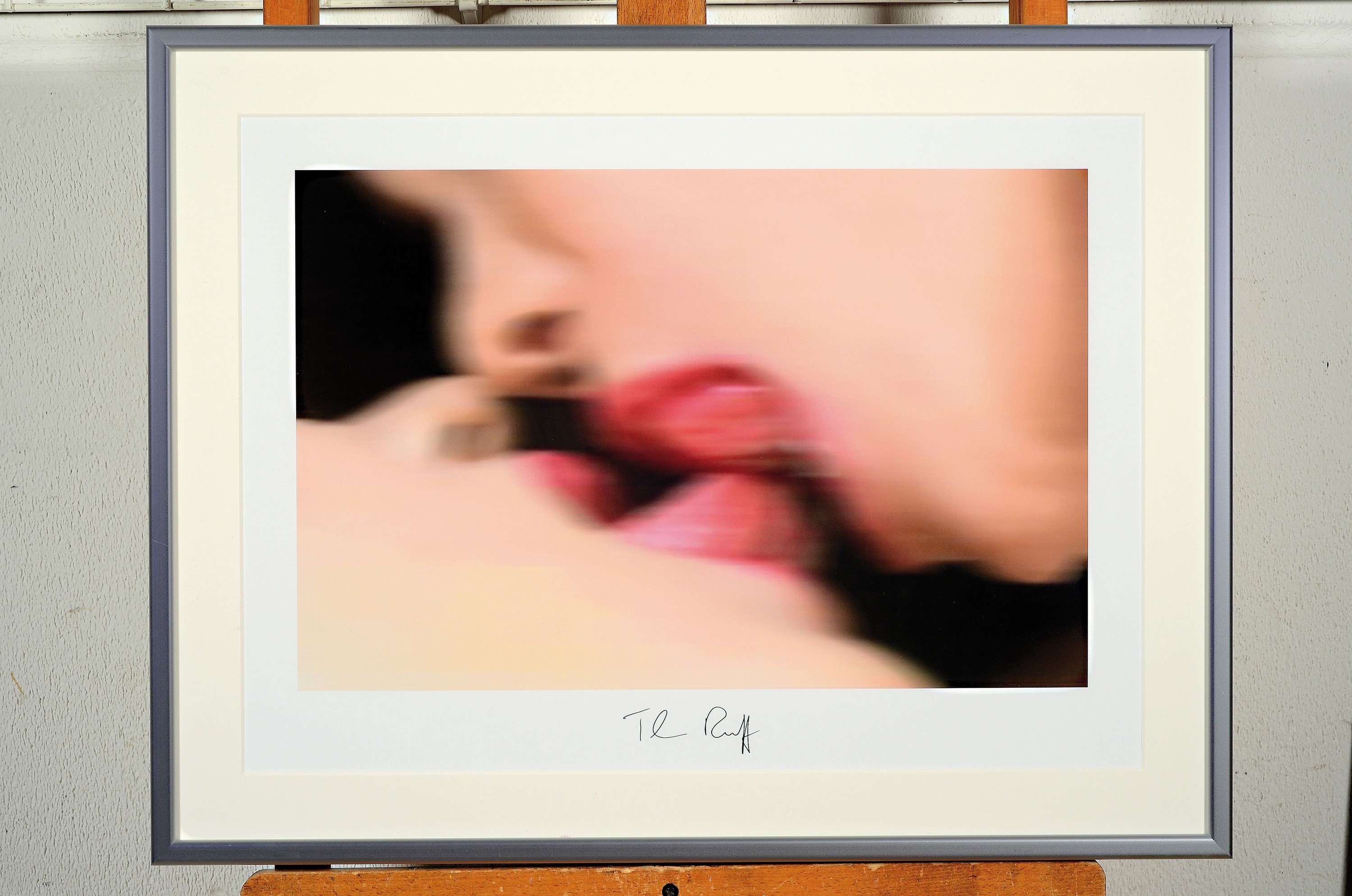 Detail k: Thomas Ruff, geb. 1958, "Nudes", Offset- Lithografie, handsign., unter Plexiglas gerahmt, gesamt ca. 47x62 cm