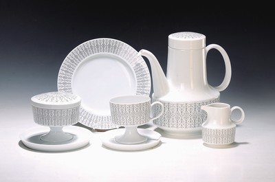 Image Coffee service for 12 people, Rosenthal studioline, model secunda gray, designed by Tapio ...