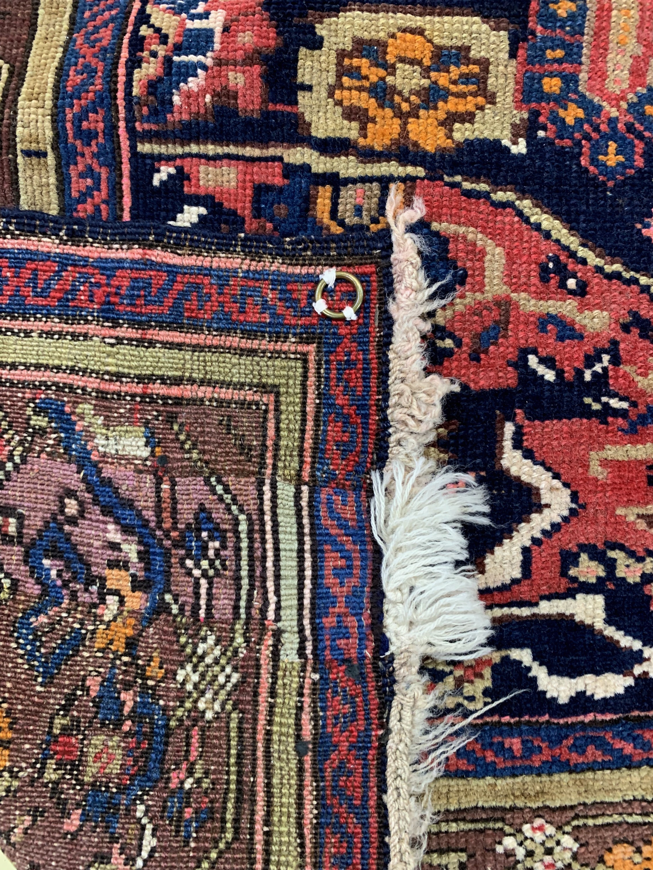 Detail f: Antiker Schirwan, Kaukasus, um 1900, Wolle auf Wolle, ca. 200 x 140 cm, EHZ: 3