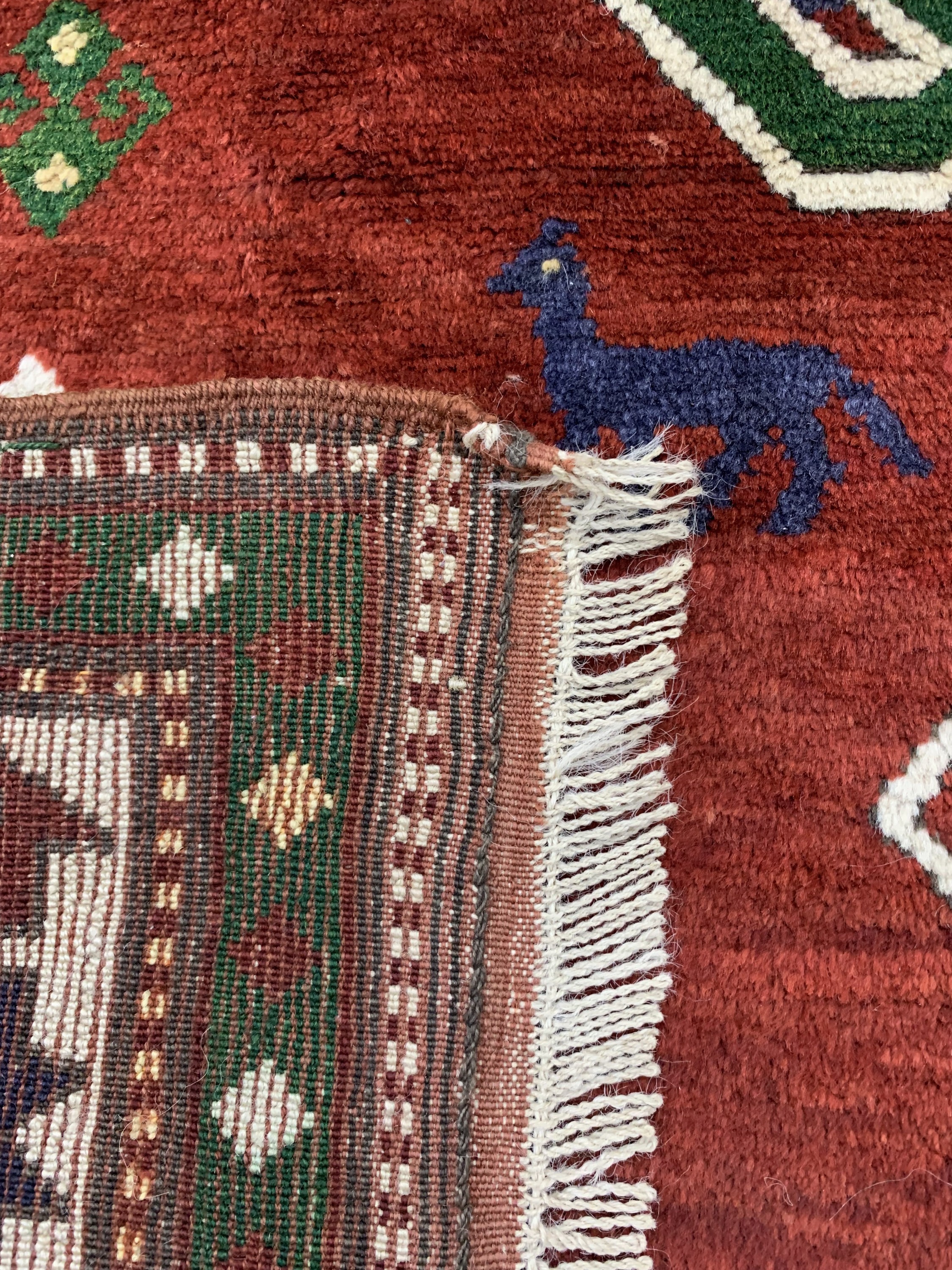 Detail g: Armenischer Kazak, Kaukasus, datiert 1947 , Wolle auf Wolle, ca. 258 x 158 cm, EHZ: 2