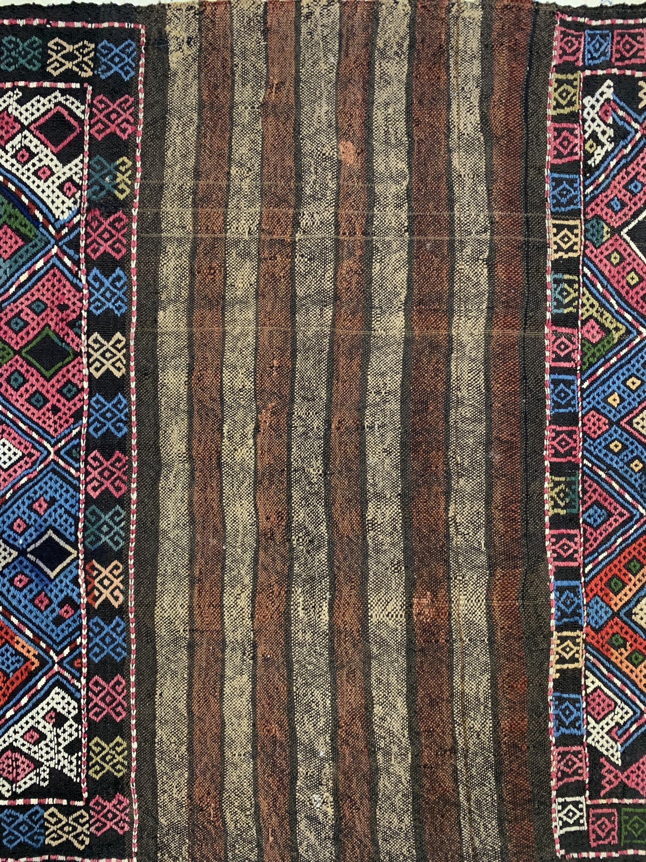 Detail b: Mafraschteil antik, Kaukasus, um 1900, Wolle auf Wolle, ca. 160 x 100 cm, EHZ: 2