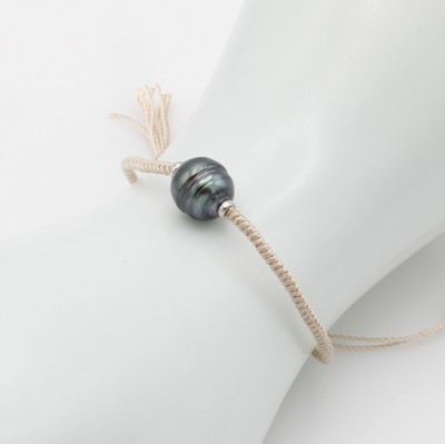 Image Shamballa-Armband mit Tahitizuchtperle