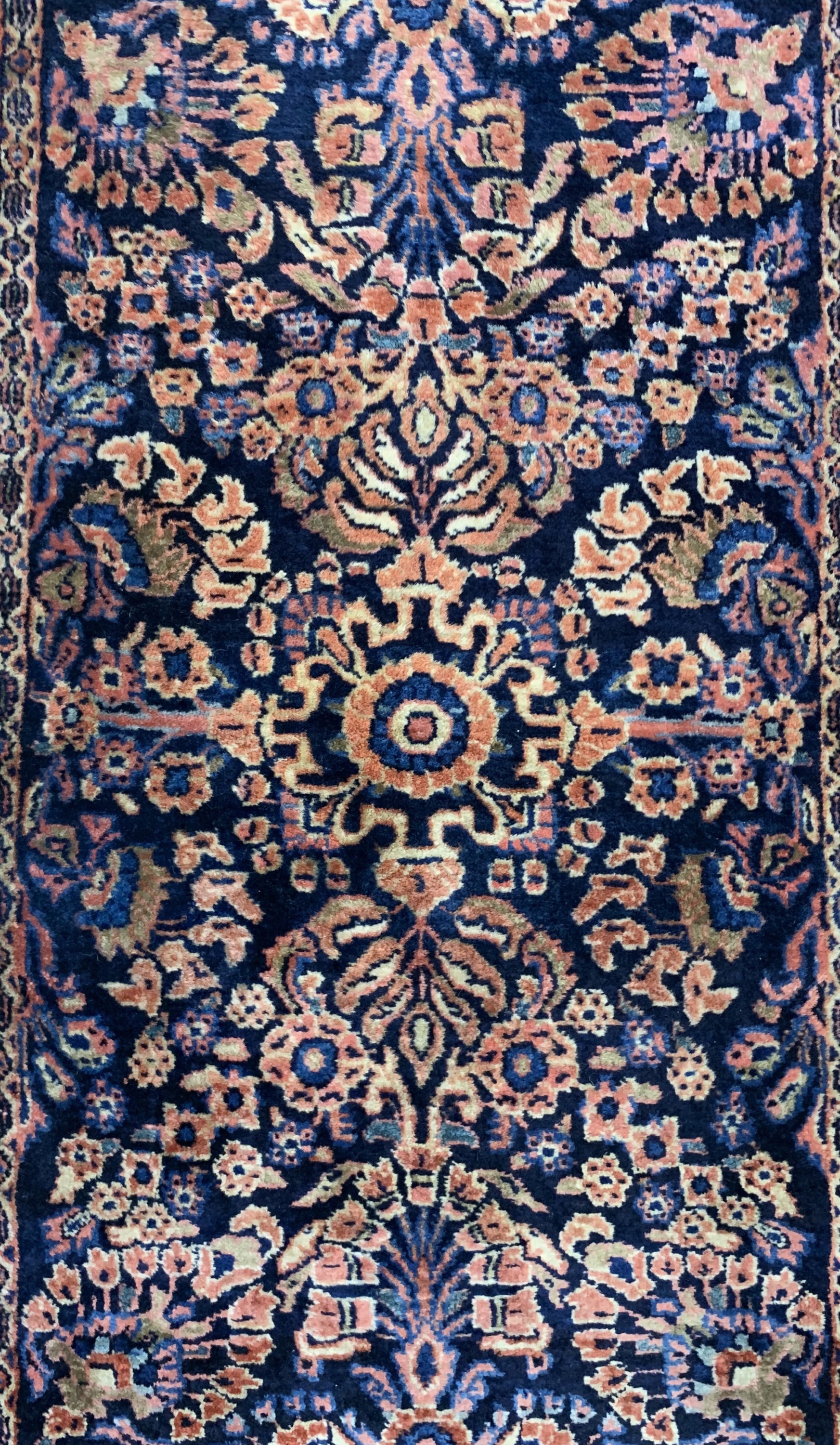 Detail a: 4 Lots Sarogh US-Re Import, Persien, um 1930, Wolle auf Baumwolle, ca. 120 x 63 cm, & ca.80 x 50cm, EHZ: 2-3