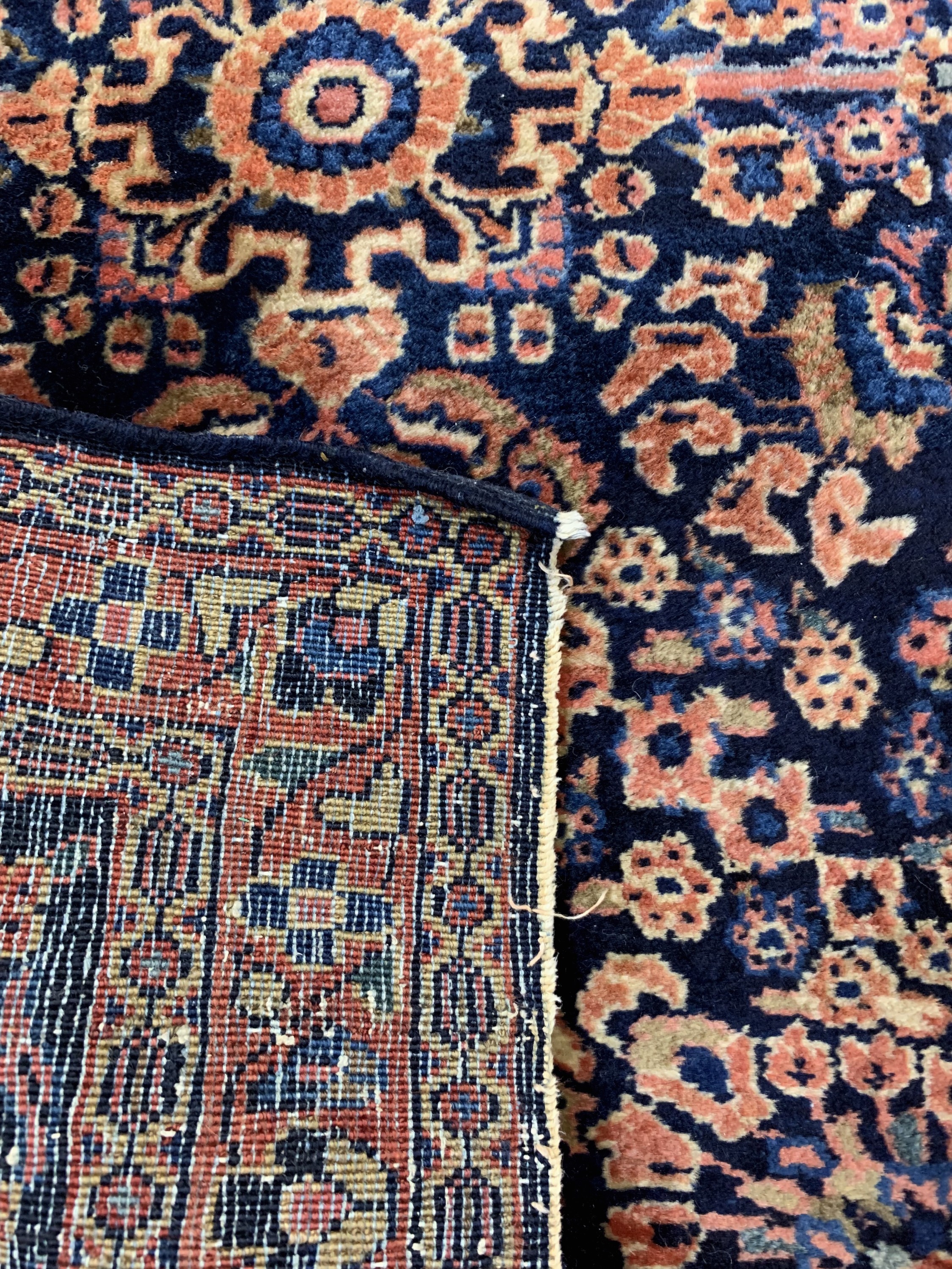 Detail c: 4 Lots Sarogh US-Re Import, Persien, um 1930, Wolle auf Baumwolle, ca. 120 x 63 cm, & ca.80 x 50cm, EHZ: 2-3