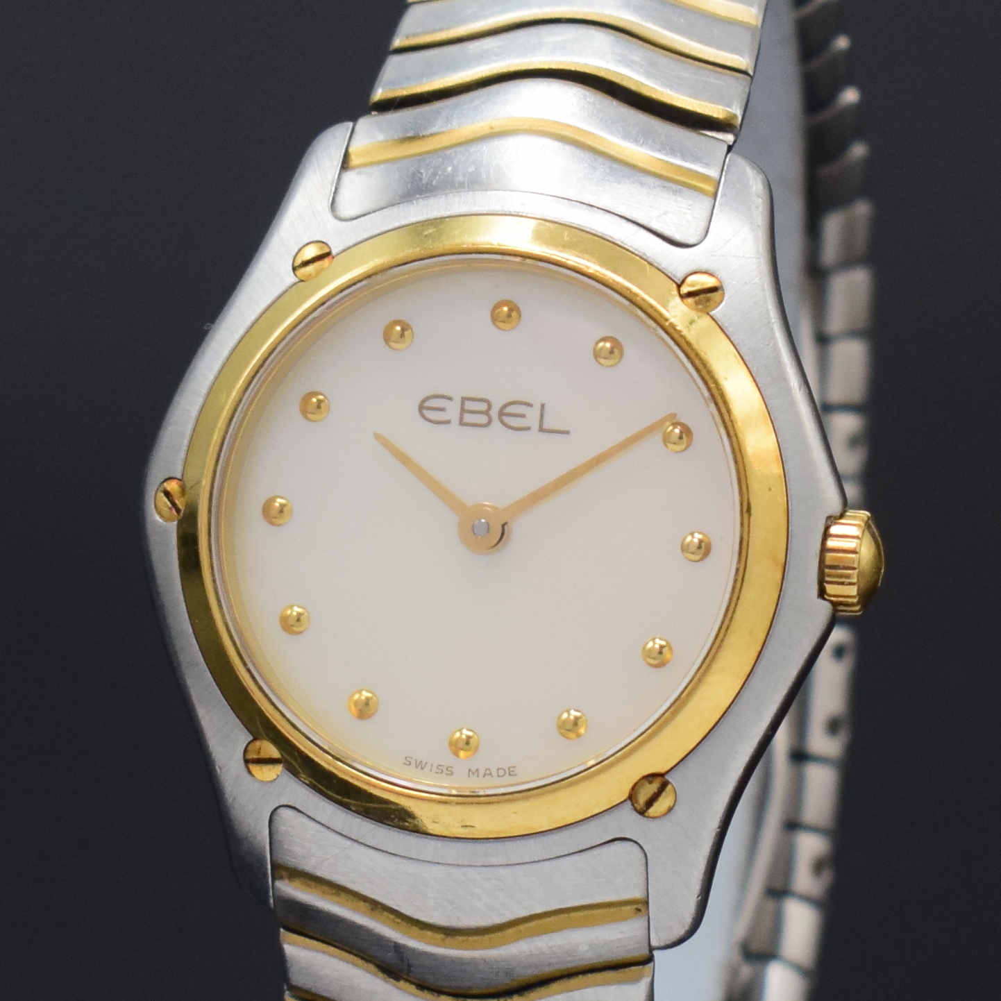 Detail a: EBEL Sport Lady Damenarmbanduhr Referenz 1256F21, Schweiz um 2012, quarz, Edelstahl/Gold kombiniert inkl. Gliederband m. dopp. Faltschl., ...