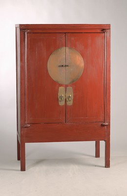 Image Wedding cupboard, China, early 20th century, solid wood, made on a frame, 2 doors, framed ...