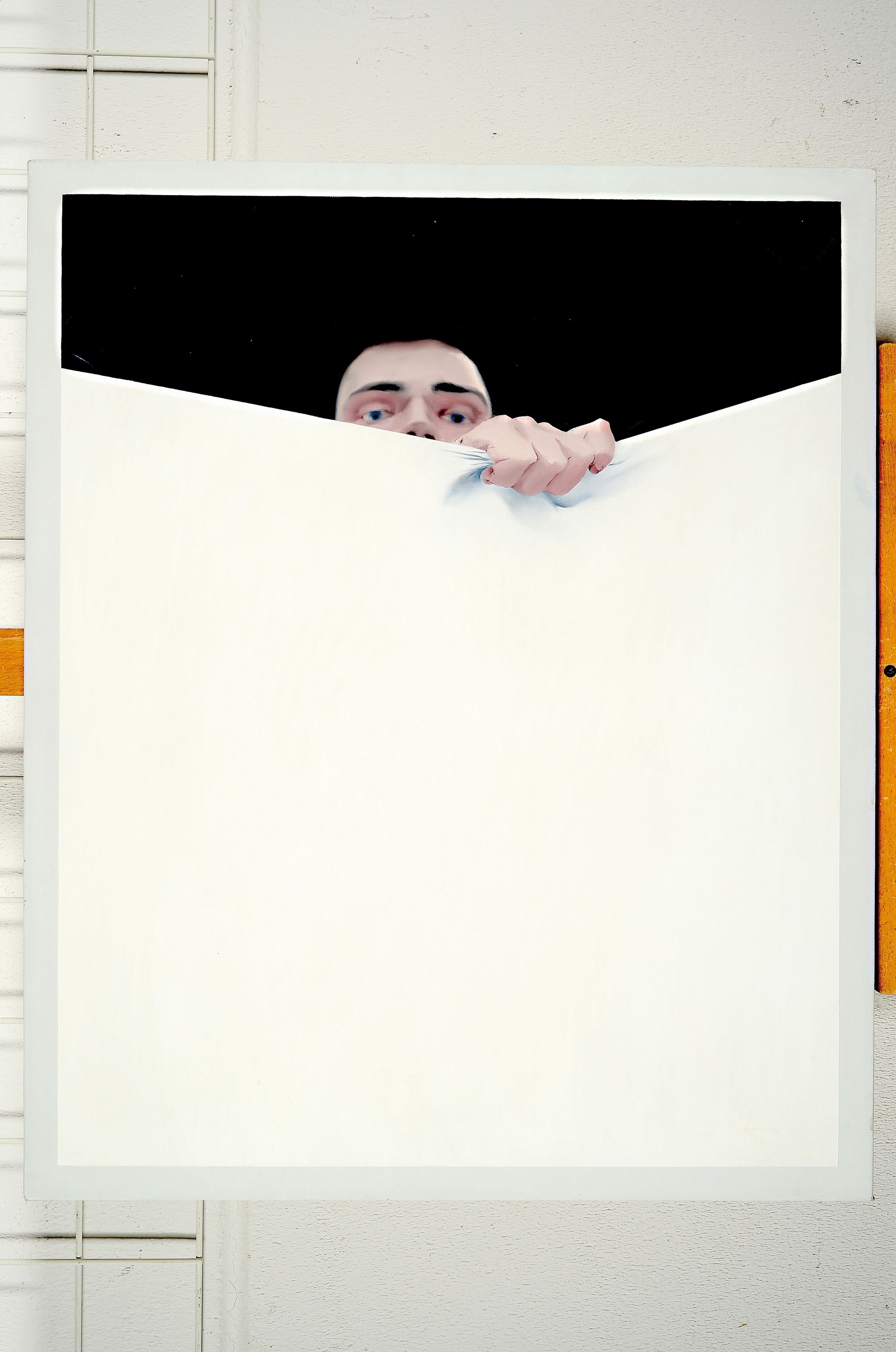 Detail k: Peter Krashes, zeitgenössischer Künstler aus Brooklyn, New York, Studium University of Oxford und Middlebury College, hier: Kilroy was here II, ...