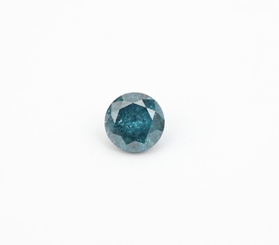 Image Loser Diamant ca. 0.71 ct, fancy intense Blue/p2 (beh.), ca. 5.32 x 5.35 x 3.60 mm, ...