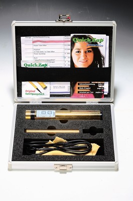 Image Power Tube Gold, QuickZap Tens Frequeny Therapie Gerät, in Original Koffer mit ...