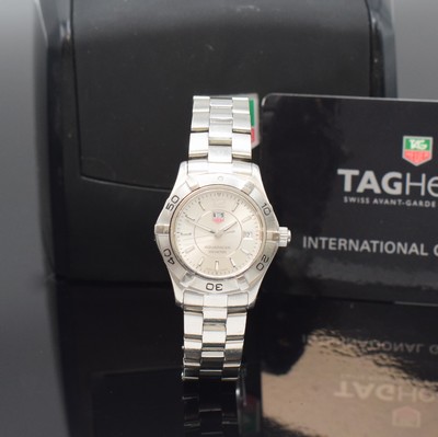 Image TAG HEUER Damenarmbanduhr Modell Aquaracer Referenz WAF1412, Edelstahlgeh. inkl. ...