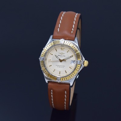 Image BREITLING Damenarmbanduhr Sirius Perpetual Lady Referenz B62022, quarz, Edelstahl/Gold ...