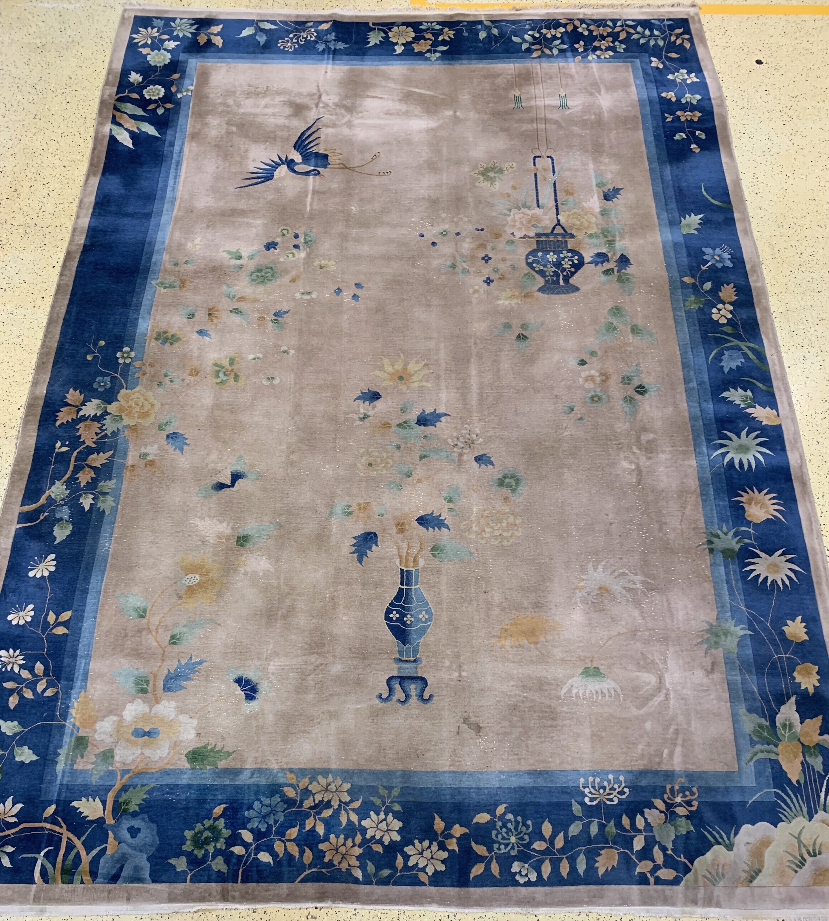Peking antik, China, um 1900, Wolle auf Baumwolle, ca. 520 x 373 cm, EHZ: 3