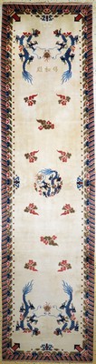 Image Peking"Drachen-Teppich", China, um 1940/1950, Wolle auf Baumwolle, ca. 370 x ...