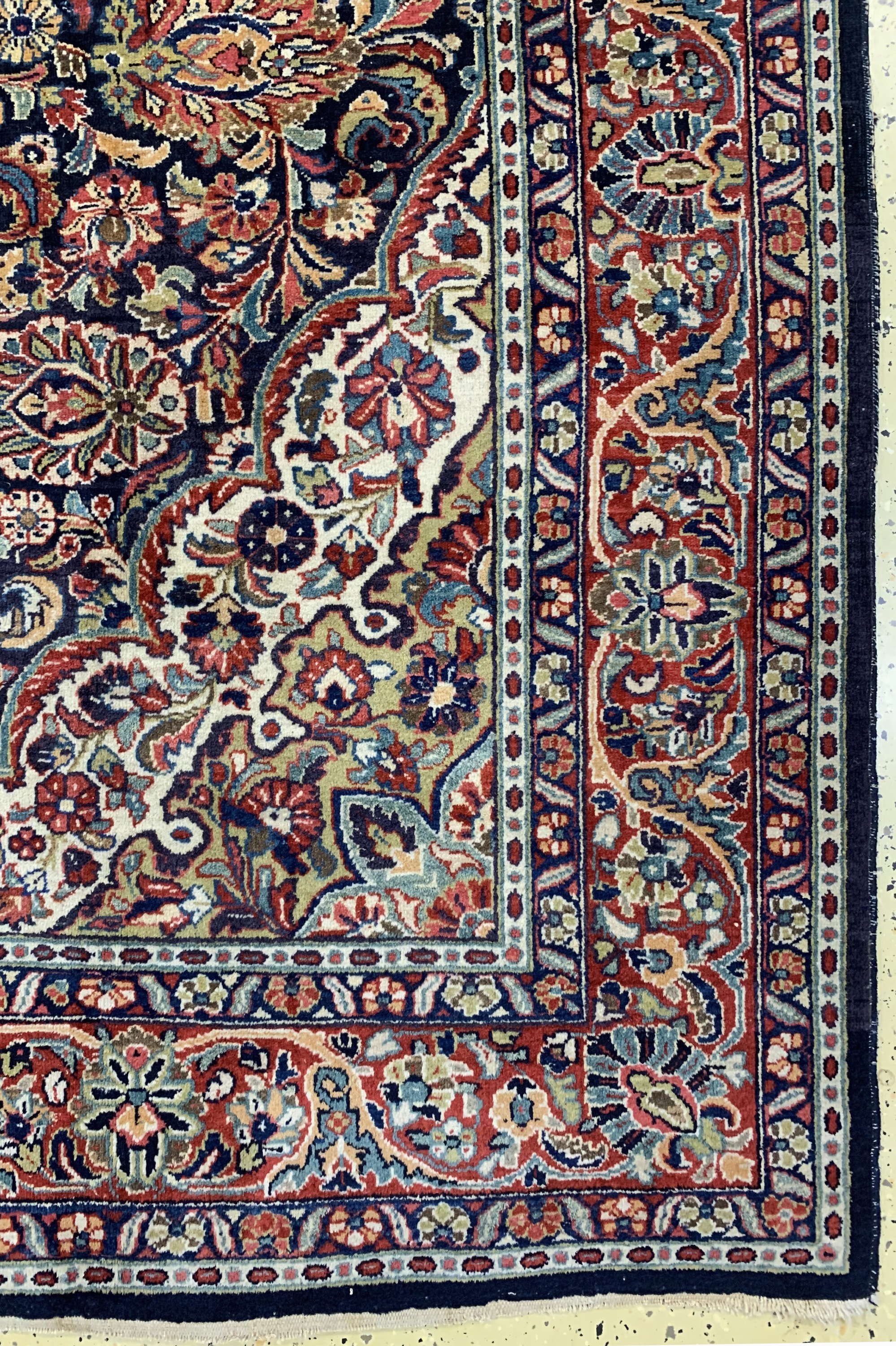 Detail a: Sarogh Mahal alt, Persien, Mitte 20.Jhd, Wolle auf Baumwolle, ca. 369 x 213 cm, EHZ: 3
