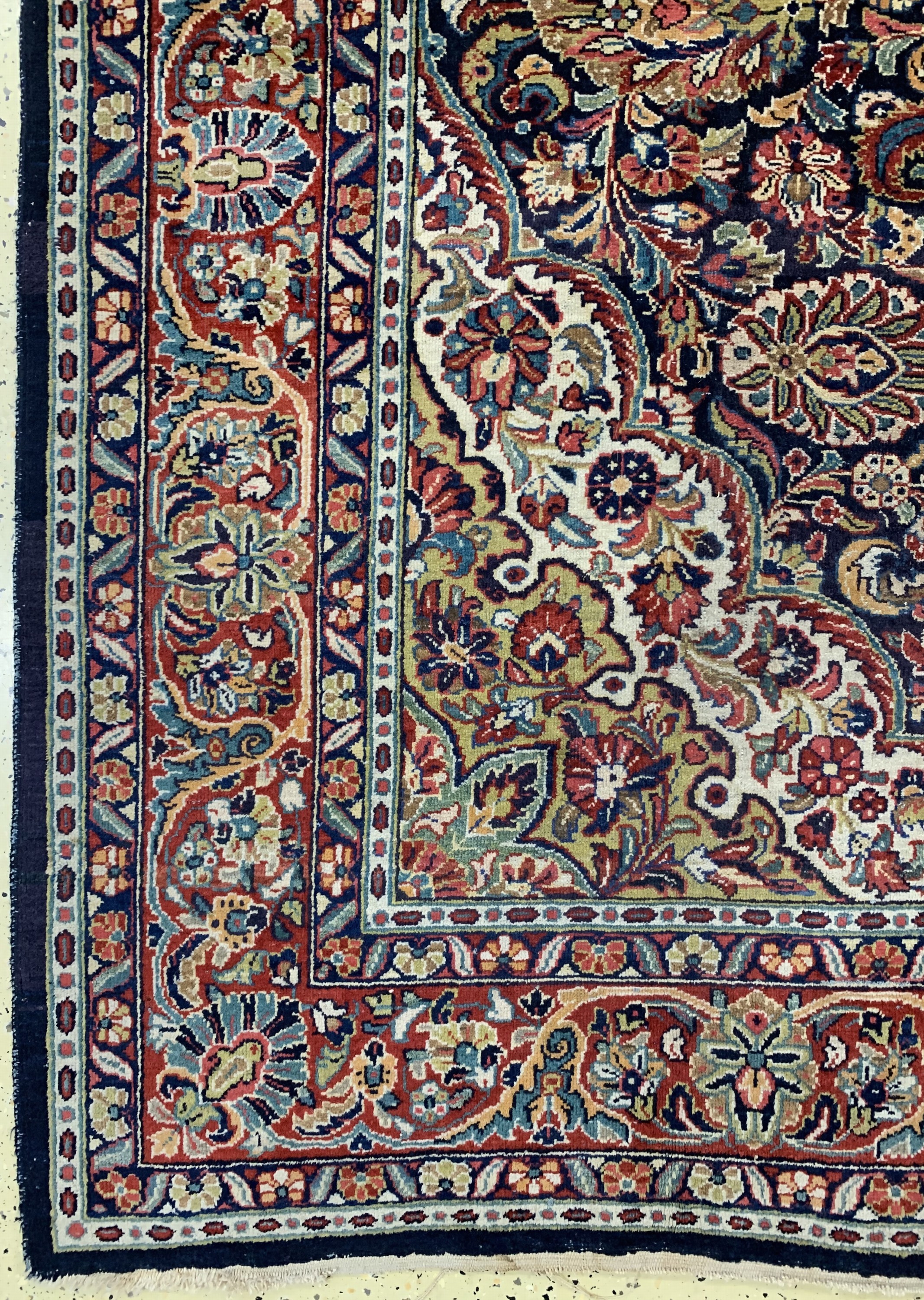 Detail b: Sarogh Mahal alt, Persien, Mitte 20.Jhd, Wolle auf Baumwolle, ca. 369 x 213 cm, EHZ: 3