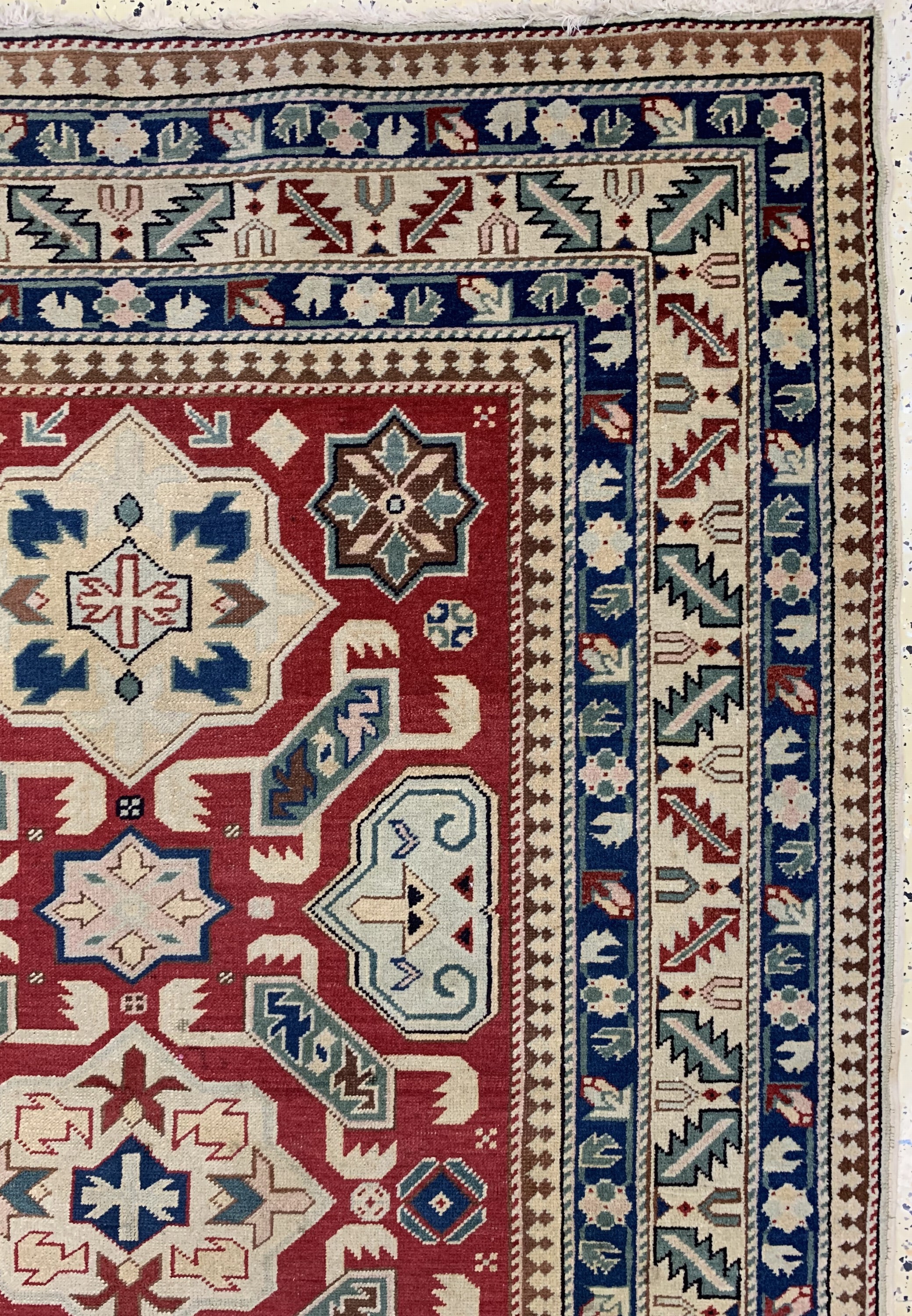Detail c: "Tuduc"Motiv, Rumänien, Mitte 20.Jhd, Wolle auf Baumwolle, ca. 175 x 123 cm, EHZ: 3