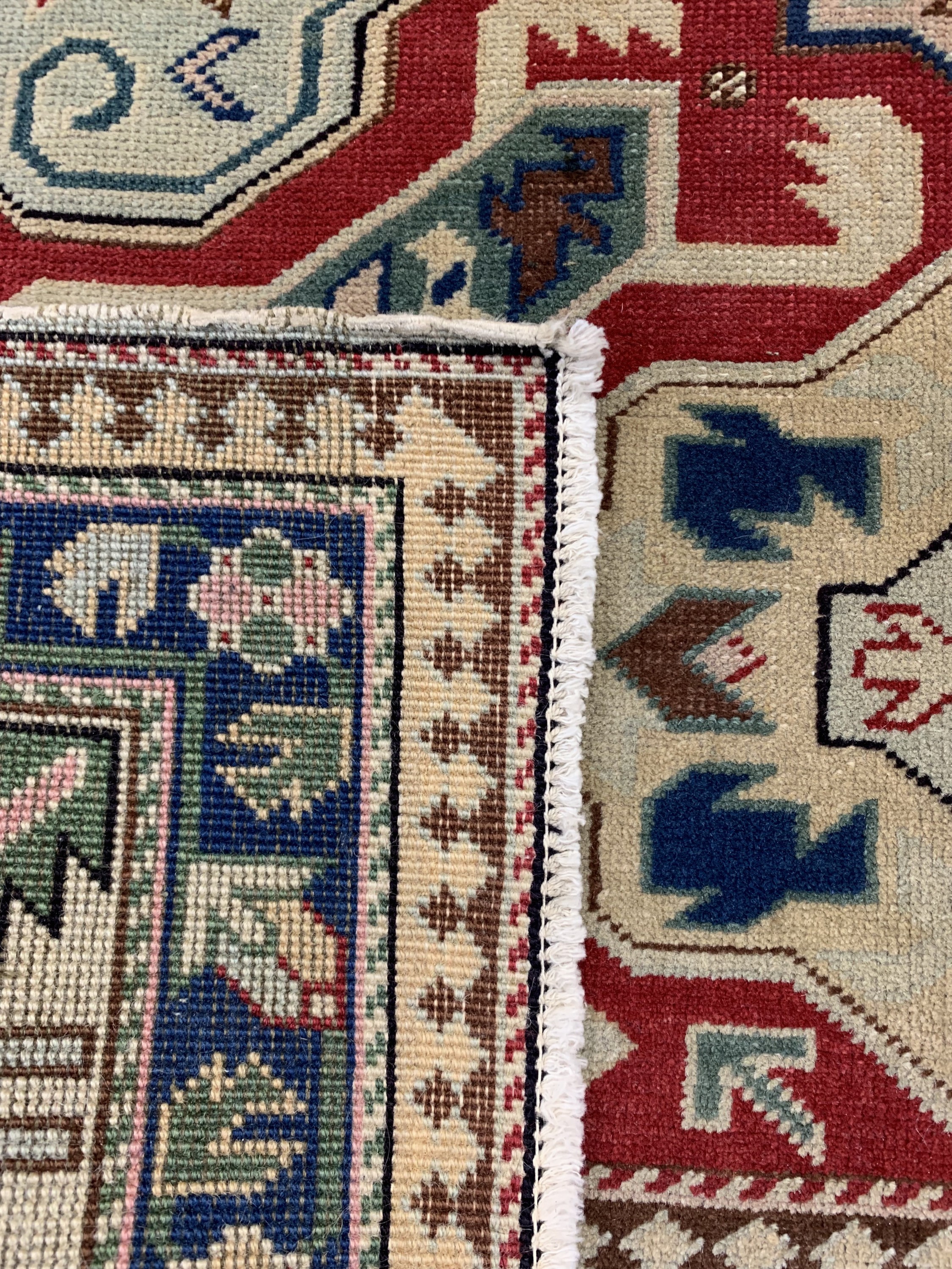 Detail f: "Tuduc"Motiv, Rumänien, Mitte 20.Jhd, Wolle auf Baumwolle, ca. 175 x 123 cm, EHZ: 3