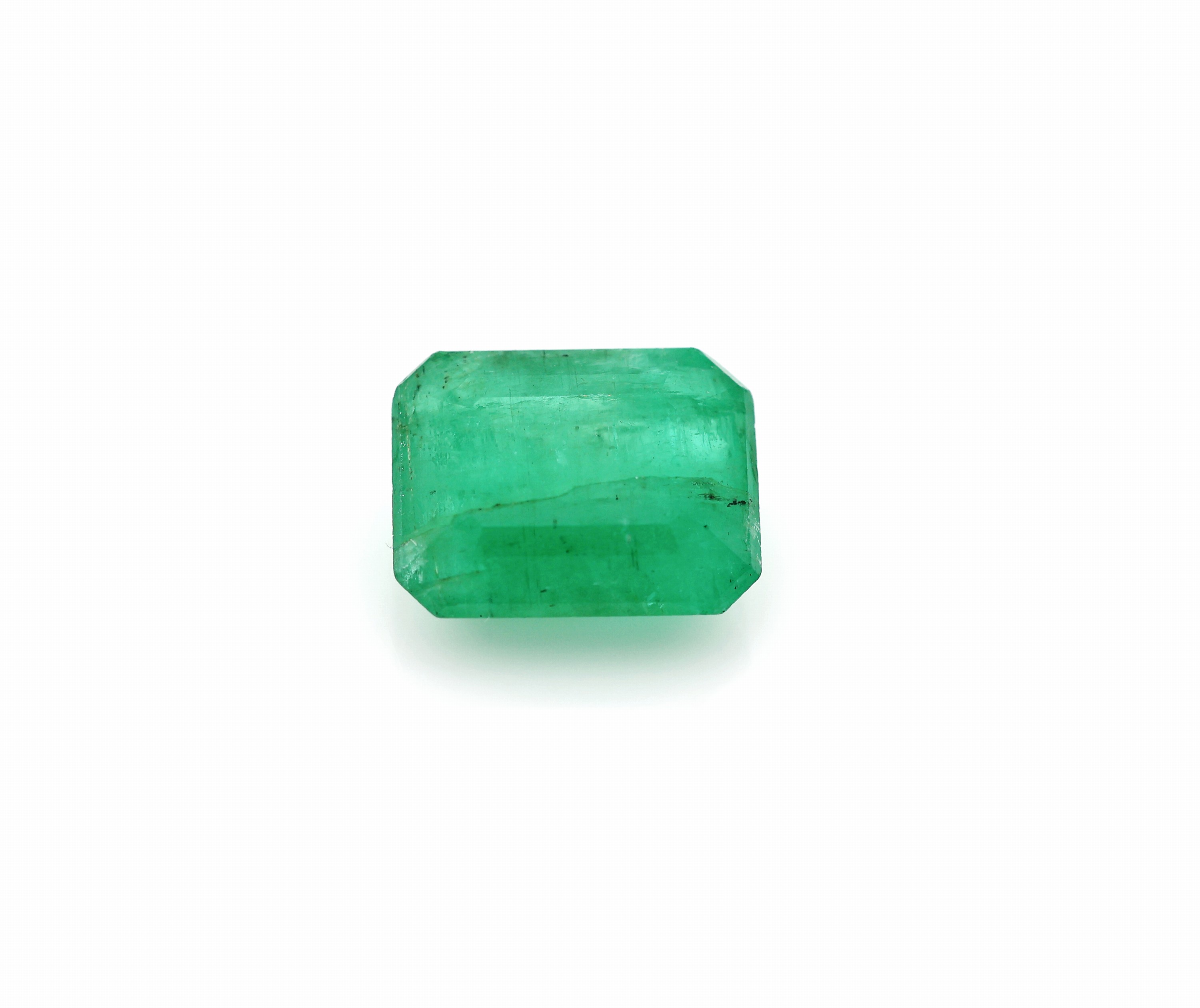 Loser facett. Smaragd, 2.17 ct, (Riss/Kerben)