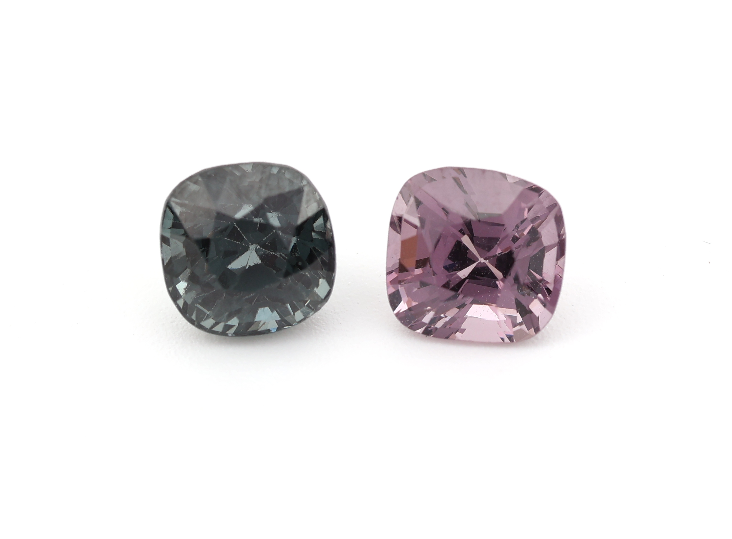 Detail a: Lot lose facett. Spinelle, zus. 10.67 ct, in versch. Schliffarten, Grössen und Farbnuancen