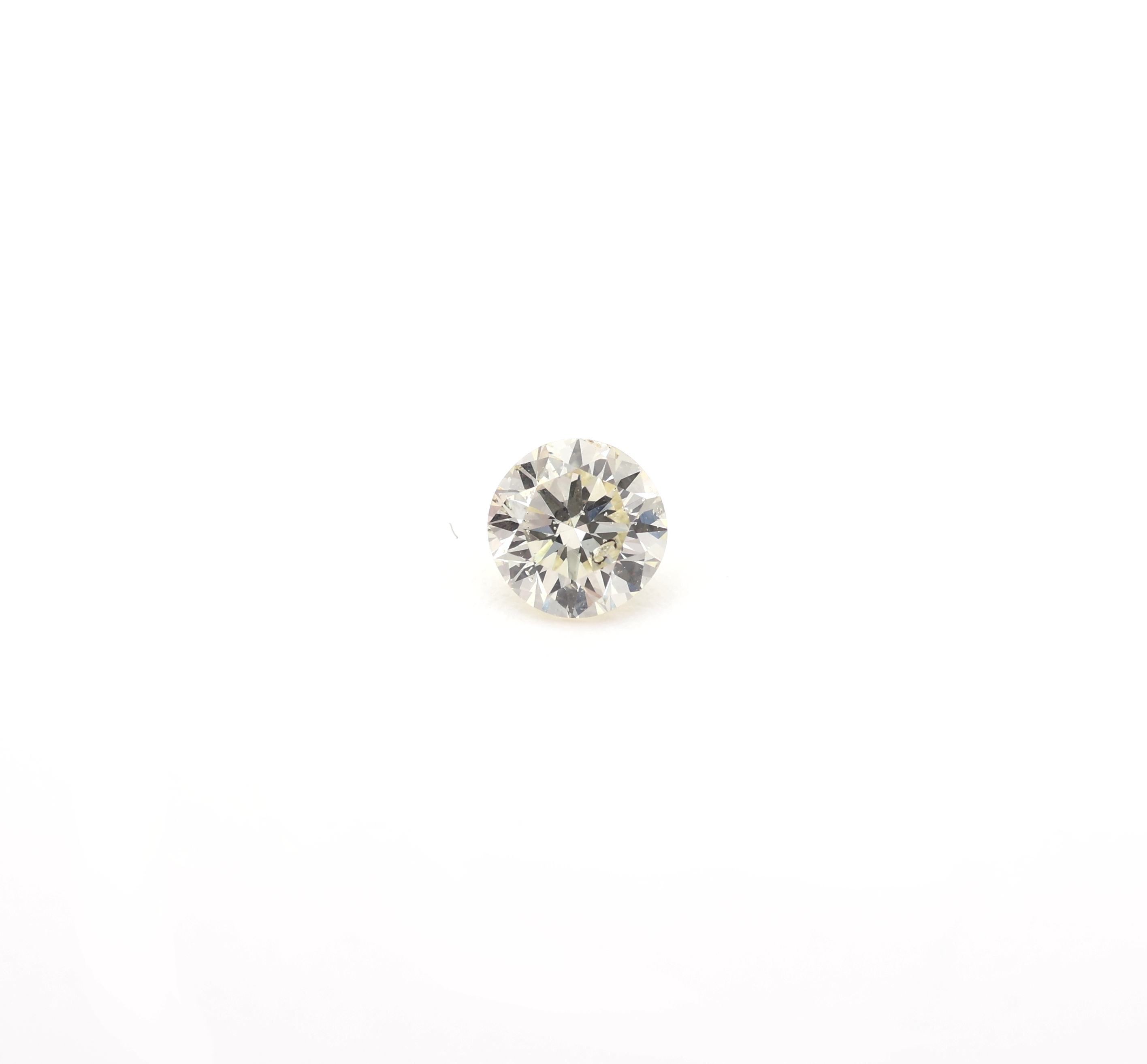 Loser Brillant, 0.21 ct, get.(M)/p1, mit GIA Expertise