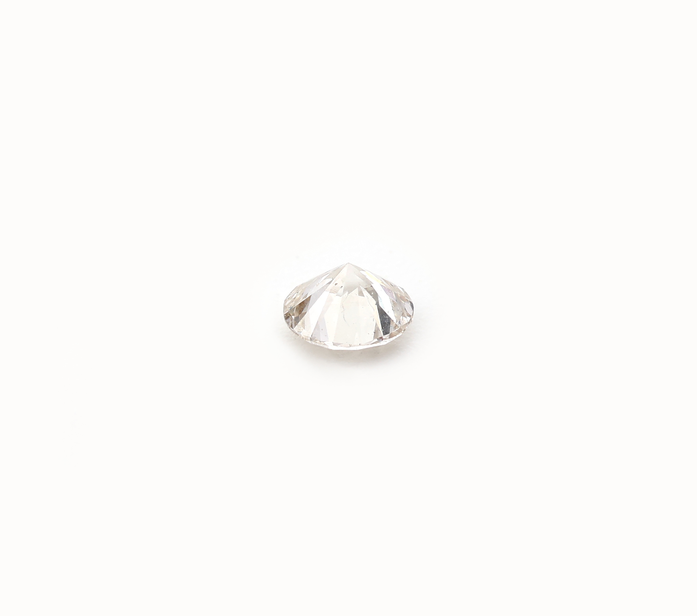 Detail a: Loser Brillant, 0.25 ct, l.get.Weiss(J)/si2, mit GIA Expertise