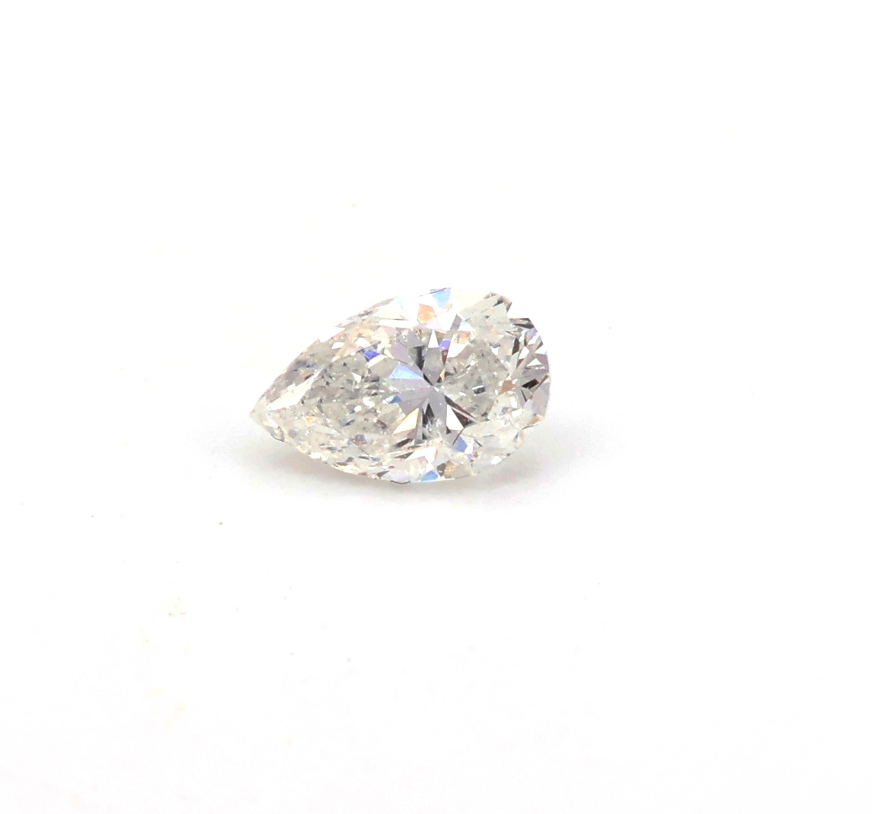 Loser Diamanttropfen 0.24 ct hochfeines Weiss E/p1, mit GIA Expertise