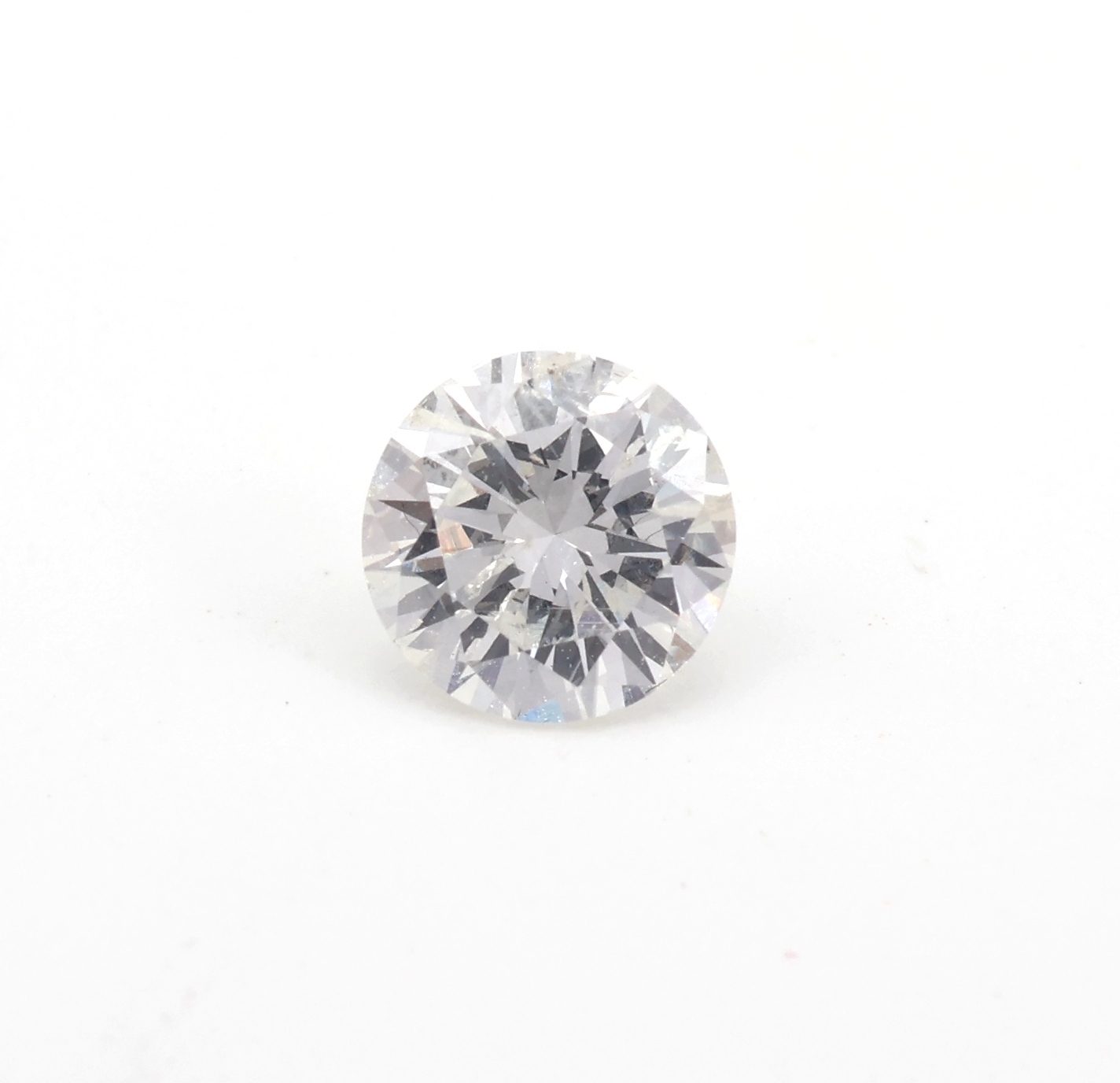 Loser Brillant, 0.48 ct feines Weiss(F)/si2,mit GIA Expertise
