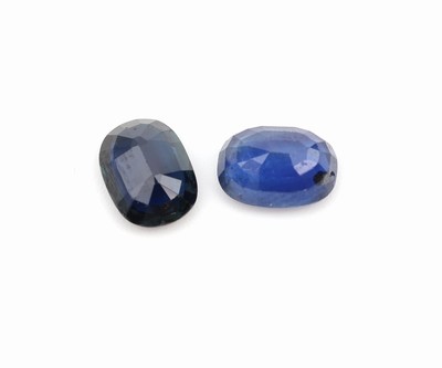 26809383b - Lot 7 lose facett. Saphire, zus. 10.35 ct, versch. Formen, Farben und Größen ...