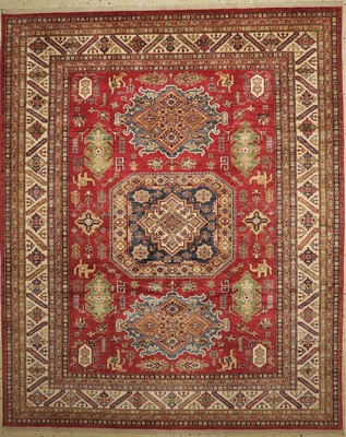 Image Kazak neugeknüpft, Neu, Wolle auf Wolle, ca. 307 x 251 cm Schätzpreis: 4600, ...