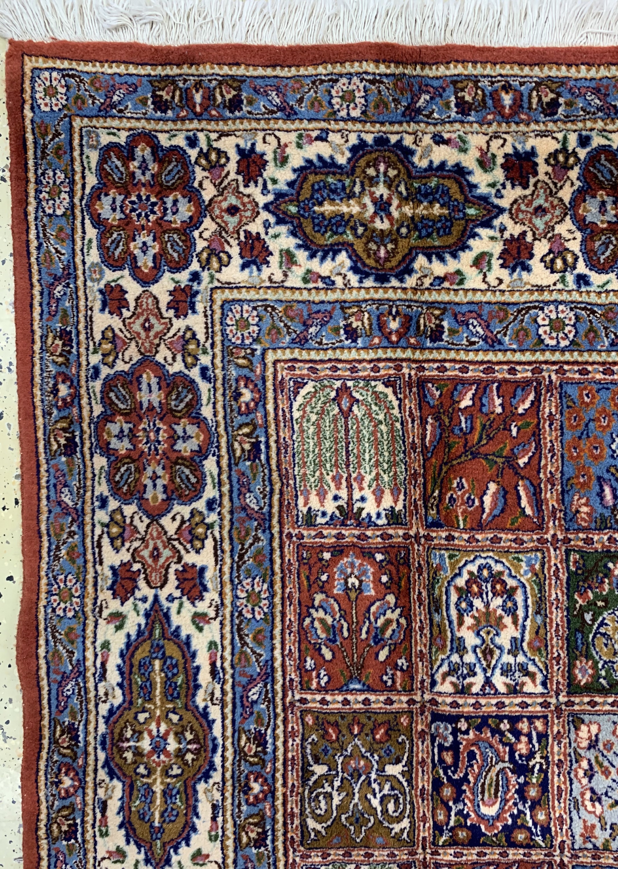 Detail c: Mud, Persien, Ende 20.Jhd, Wolle auf Baumwolle, ca. 204 x 200 cm, EHZ: 2