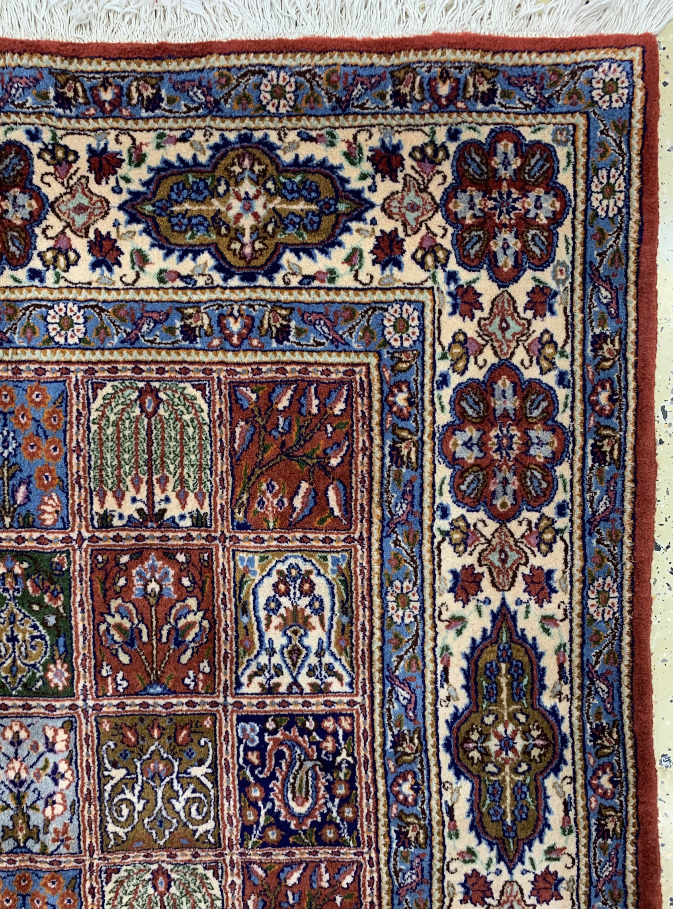Detail d: Mud, Persien, Ende 20.Jhd, Wolle auf Baumwolle, ca. 204 x 200 cm, EHZ: 2