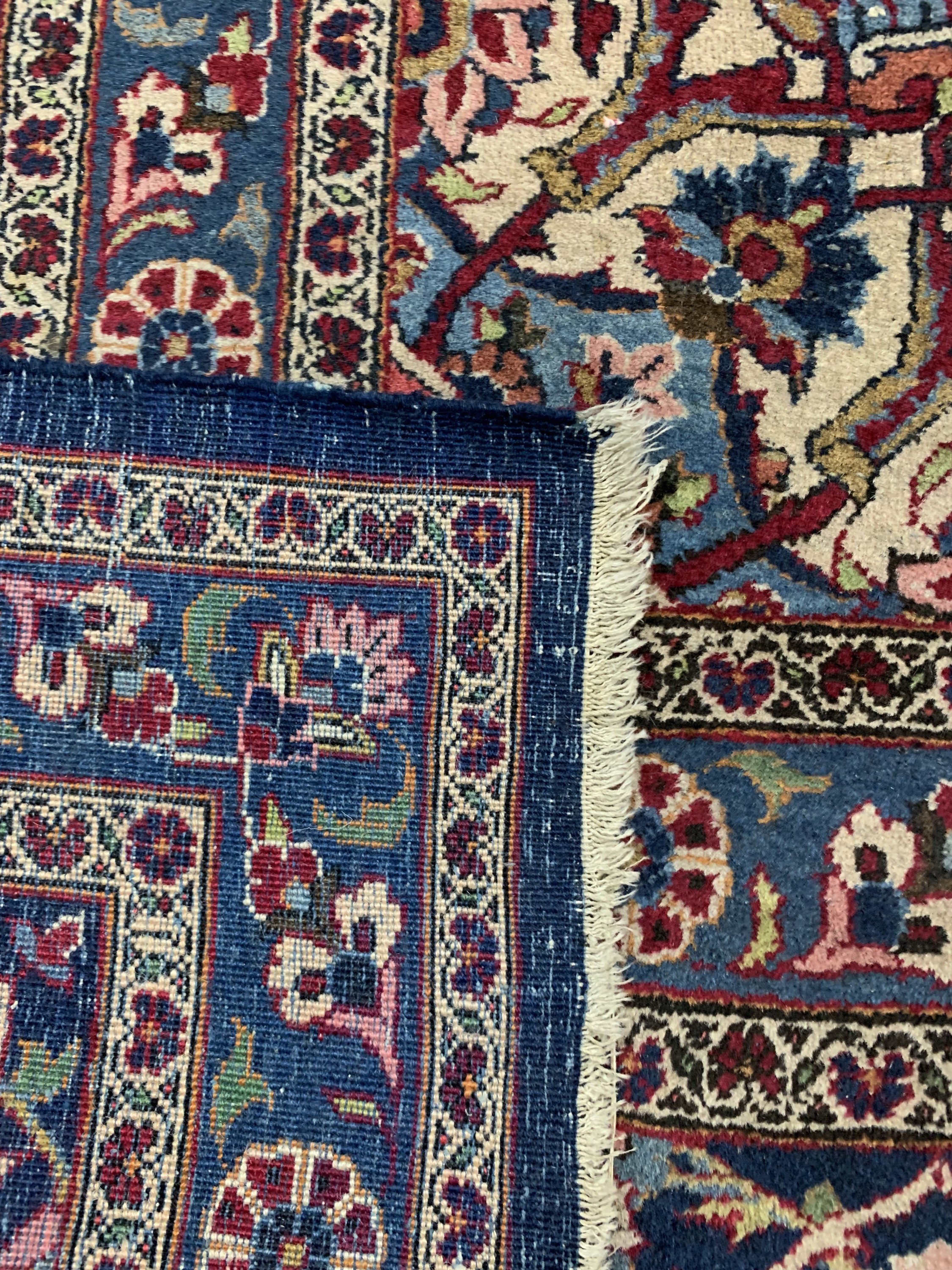 Detail h: Keschan alt, Persien, Mitte 20.Jhd, Wolle auf Baumwolle, ca. 430 x 310 cm, EHZ: 2-3