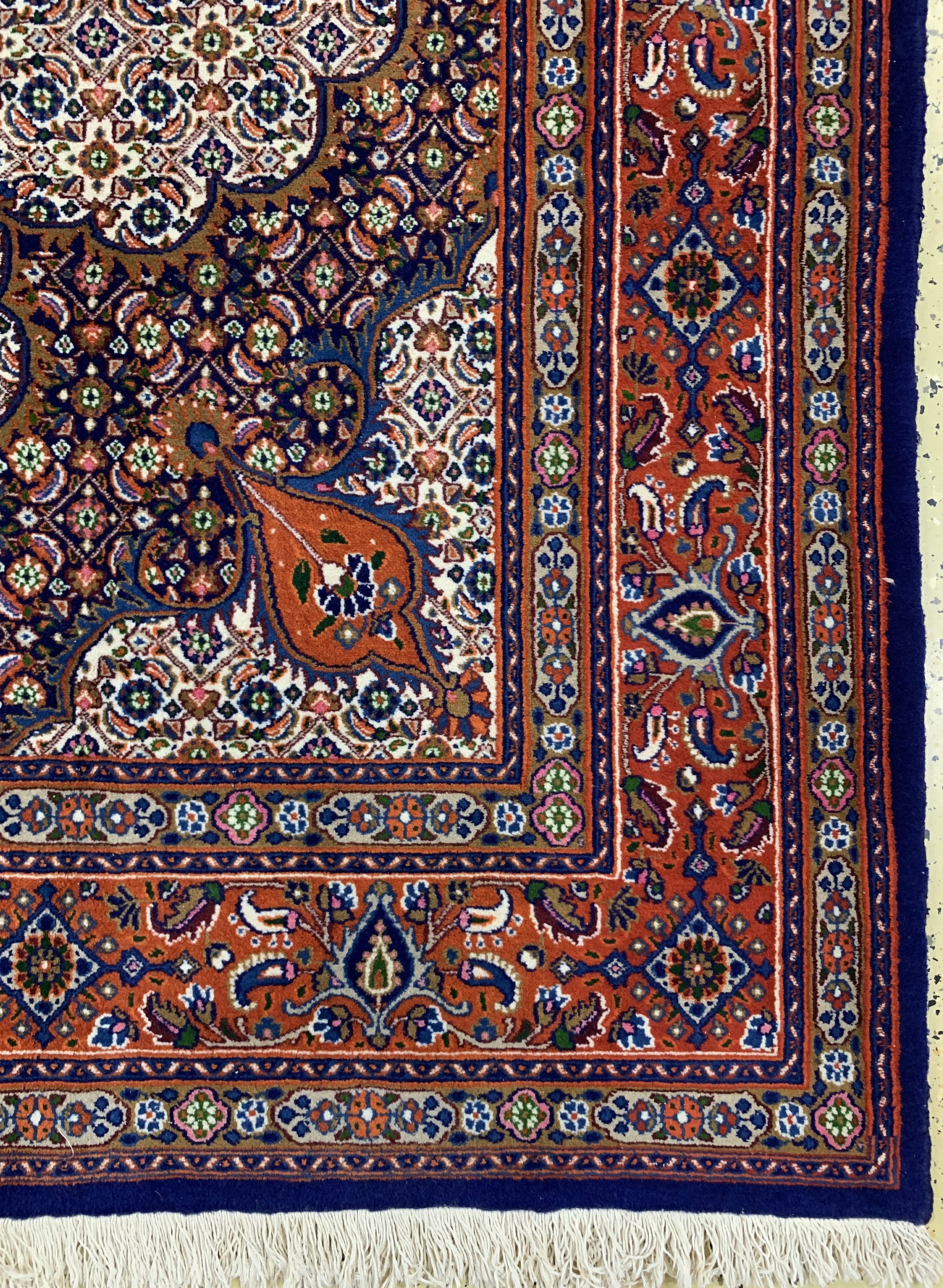 Detail a: Mud, Persien, Ende 20.Jhd, Wolle auf Baumwolle, ca. 308 x 210 cm, EHZ: 2