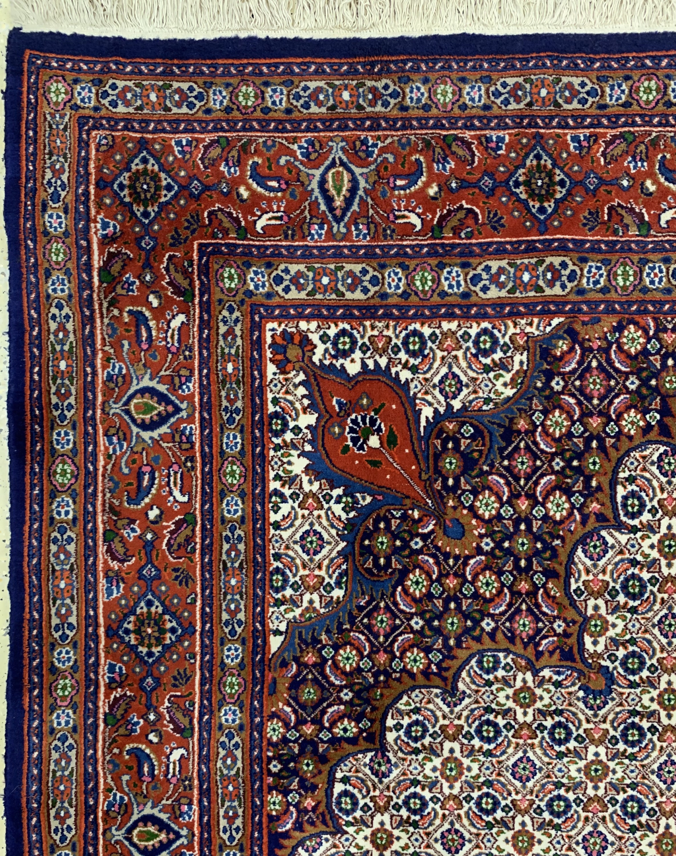 Detail d: Mud, Persien, Ende 20.Jhd, Wolle auf Baumwolle, ca. 308 x 210 cm, EHZ: 2