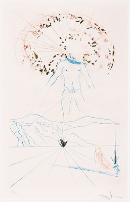 Image Salvador Dali,1904-1989, "Der Bräutigam hüpft über die Berge", ...