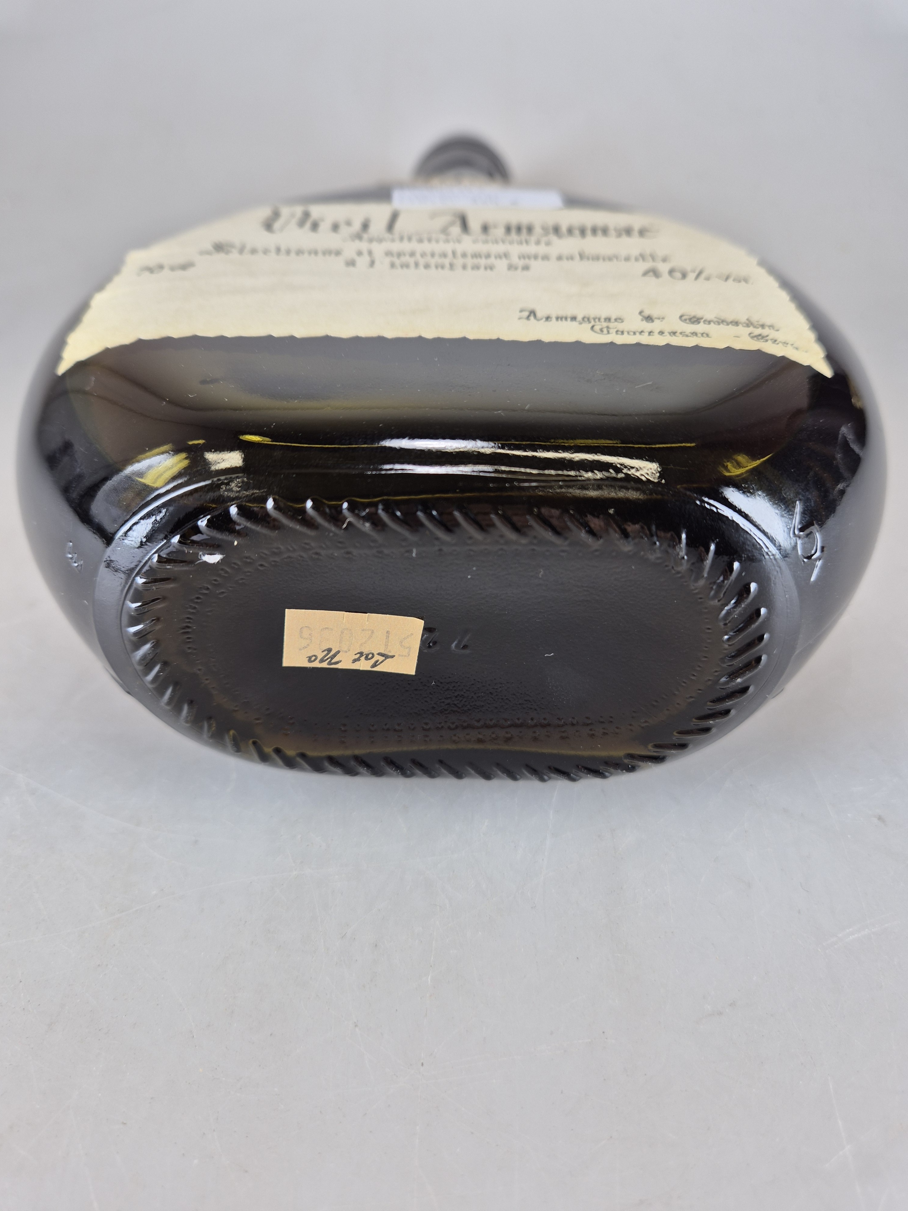 Detail e: 1 Flasche 1936 1936 Veuve J. Goudoulin Vintage Armagnac, ca. 70cl, 40%Vol., in den 1980er Jahren gekauft