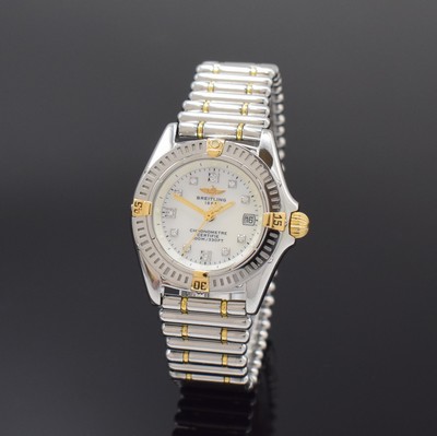 Image BREITLING Callistino ladies wristwatch chronometer reference B72345 in steel, quartz, ...