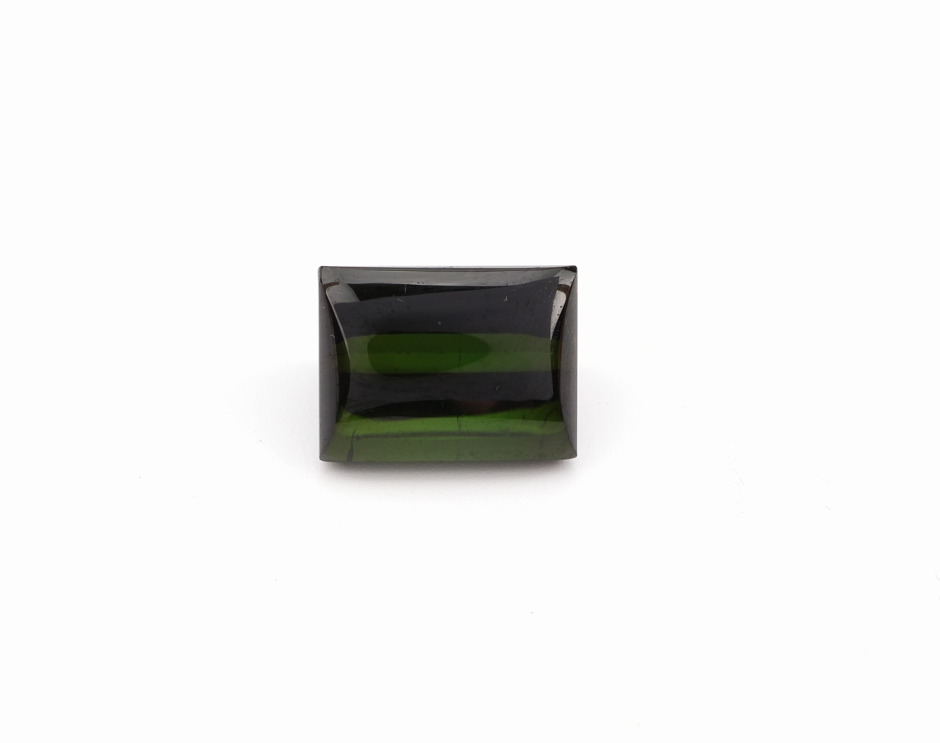Loser Turmalin, ca. 12.48 ct, kissenförmiger Cabochon