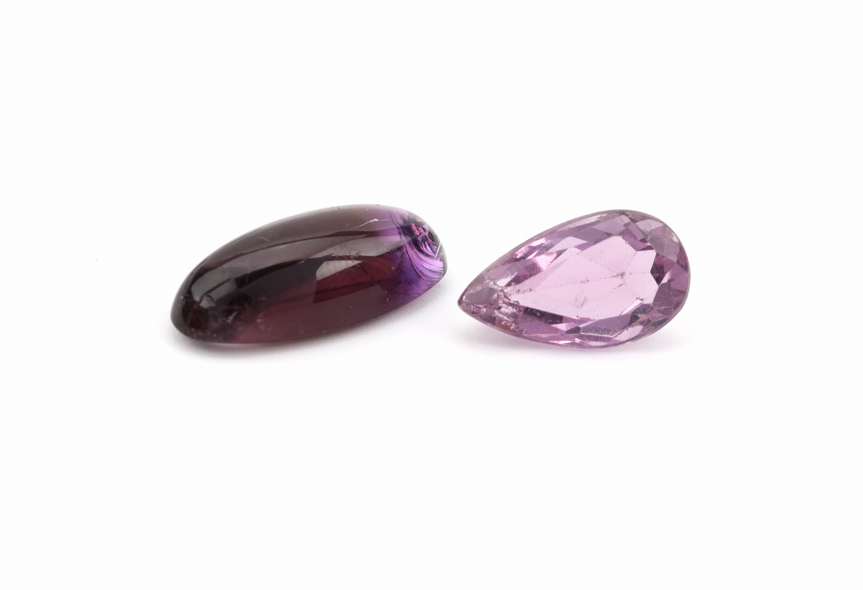 Detail a: Lot lose Amethyste, ca. 696 ct, versch. Schliffformen und Größen, Ausfassware