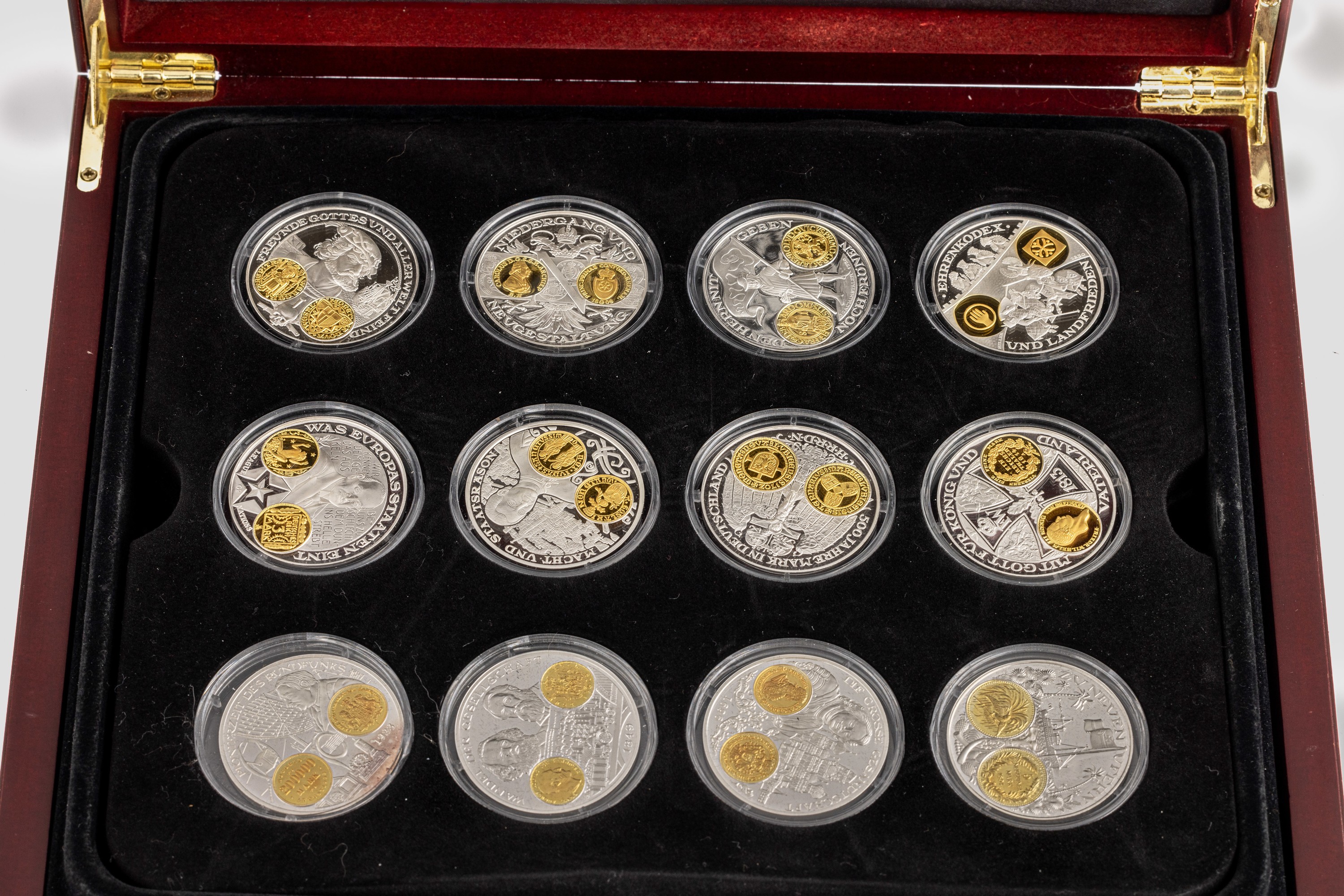 Medaillensammlung 1200 Jahre Deutsche Münzgeschichte, 30 Medaillen mit Gedenkprägungen der wichtigsten und schönsten deutschen Menschen in ...