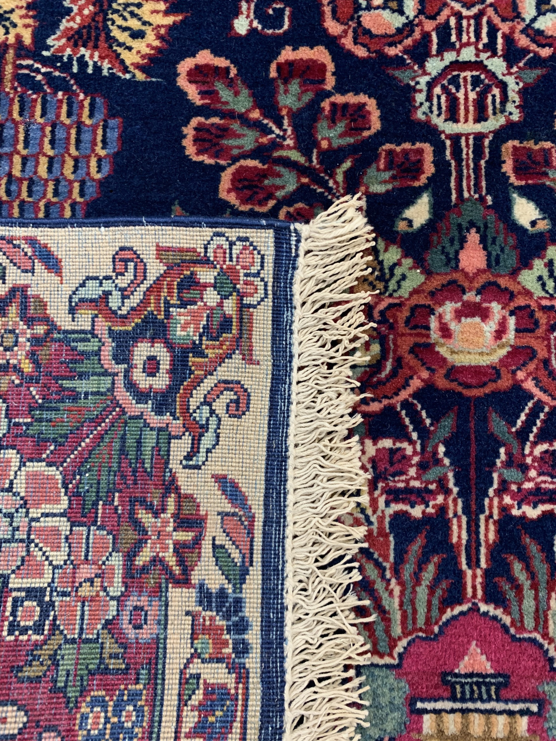 Detail g: Keschan fein antik, Persien, um 1910/1920, Wolle auf Baumwolle, ca. 146 x 105 cm, EHZ: 2
