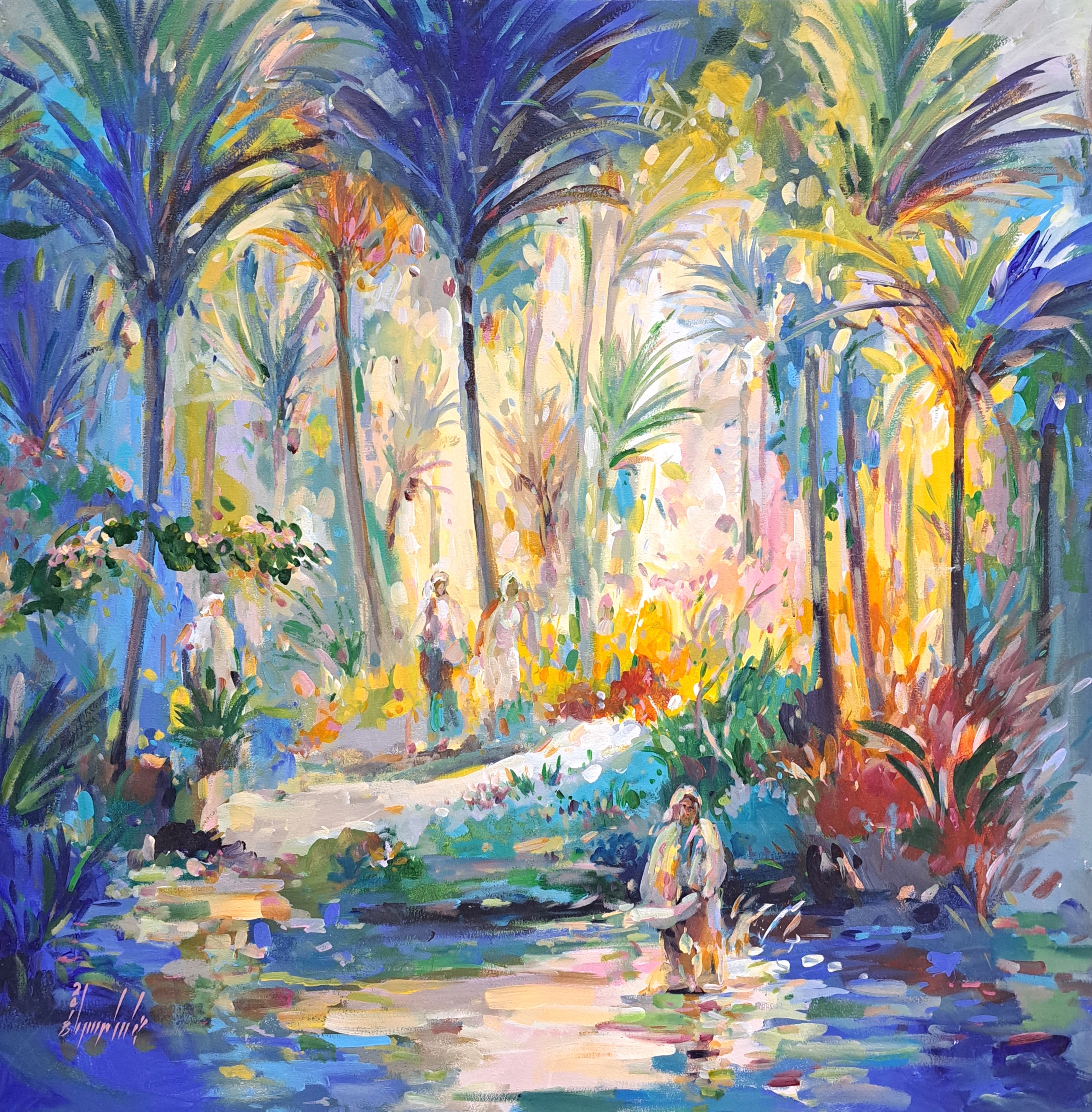 Abbas Al-Mosawi, geb. 1952, ist einer der bekanntesten zeitgenössischen Künstlern des Mittleren Ostens, mit vielen Ausstellungen und Projekten, ...