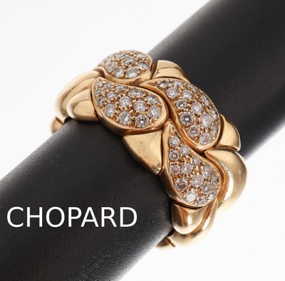 Image 18 kt Gold CHOPARD Brillant-Ring, GG 750/000, aus der Serie Casmir, 56 Brillanten zus. ...