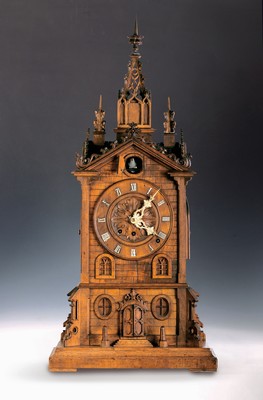 Image "Bahnhäusle Clock" with cuckoo and Capuchin bells, Black Forest around ...