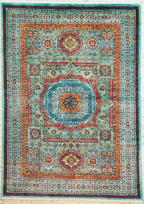 Image Mamluk fein, Pakistan, Neu, Korkwolle, ca. 176 x 127 cm Schätzpreis: 2300, - EUR