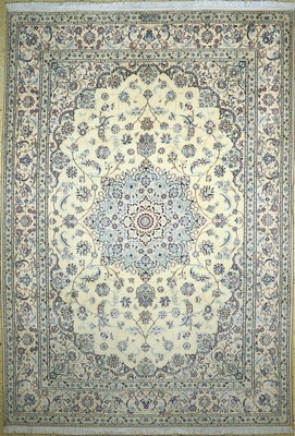 Image Nain fein, Persien, Neu, Korkwolle mit Seide, ca. 347 x 241 cm Schätzpreis: 6900, ...