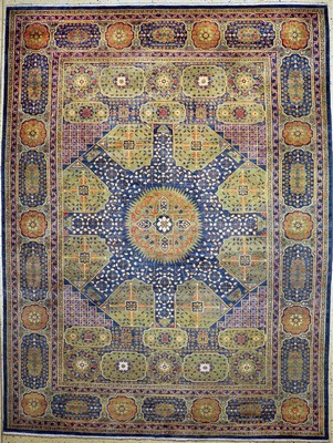 Image Mamluk, Pakistan, Neu, Wolle auf Baumwolle,ca. 362 x 275 cm Schätzpreis: 7500, - ...