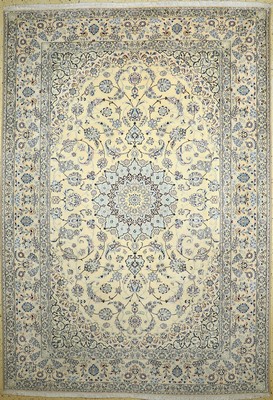 Image Nain fein, Persien, Neu, Korkwolle mit Seide, ca. 355 x 246 cm Schätzpreis: 6900, ...