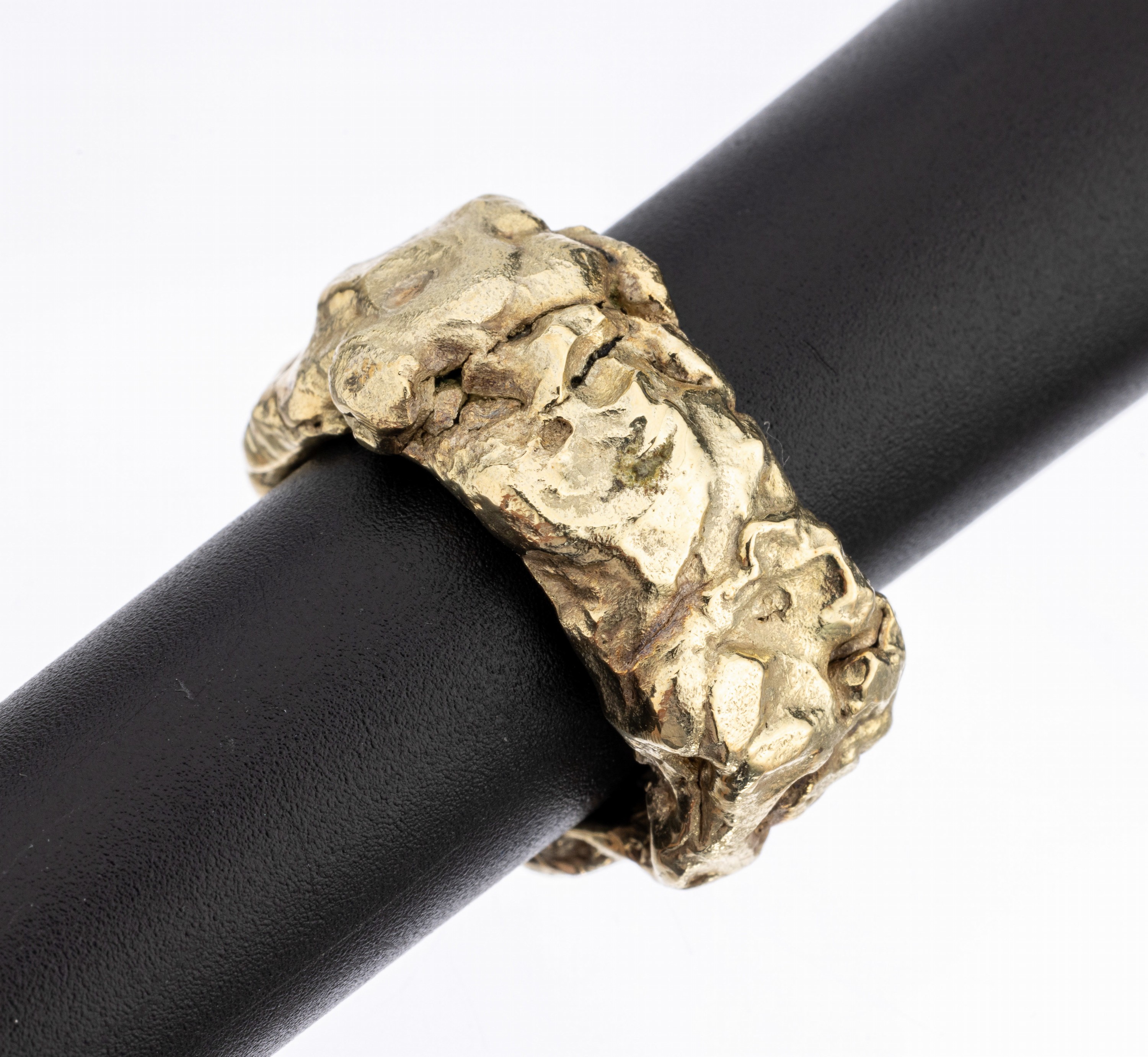 14 kt Gold Ring, GG 585/000 mehrfach gepr.,außergewöhnlich, massive Ausführung, RW 55, ca. 35.0 g