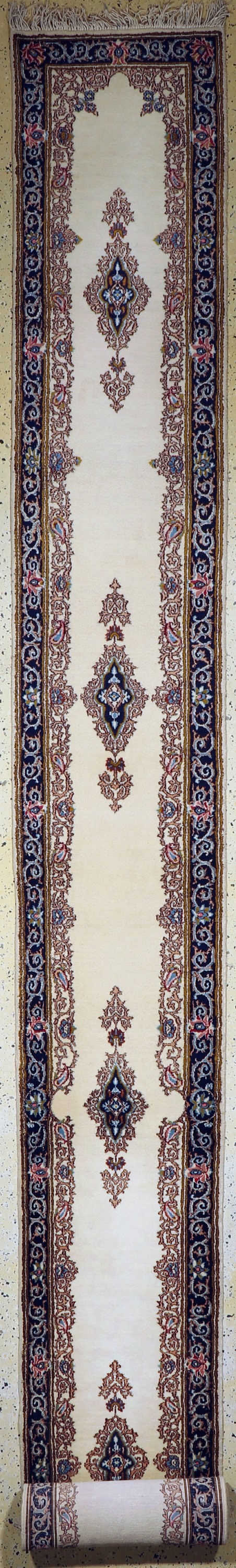 Kerman"Galerie", Persien, Mitte 20.Jhd, Wolle auf Baumwolle, ca. 560 x 55 cm, EHZ: 2